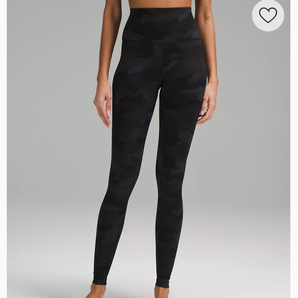 Lululemon Align High Rise Camouflage Leggings